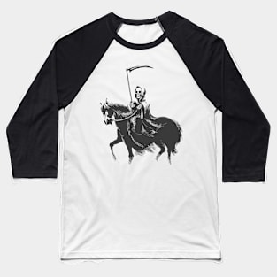 Death Rides Horse Baseball T-Shirt